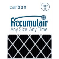 09x11.75x1 (Actual Size) Accumulair Carbon MERV 10 Odor Eliminating Filter