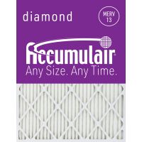 19.75x19.75x1 (Actual Size) Accumulair Diamond Filter MERV 13